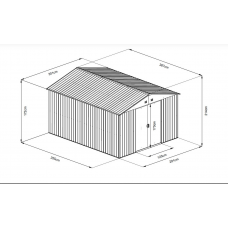 Садовий будиночок HECHT 12X10 PLUS