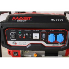 Бензиновий генератор MAST GROUP RD3600 + газова плитка Orcamp CK-505 + 4 газових картриджа 400 мл