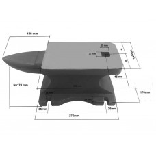 Ковадло 34 кг Holzmann AMB 34