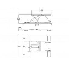 Ножичний підйомник REDATS L-520F