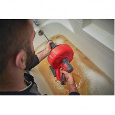 Акумуляторна прочисна машина MILWAUKEE M12 BDC8-202C (трос, внутрішній барабан,2 акумул. Х 2Аг, ємні