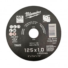 Диск відрізний по металу MILWAUKEE, SCS 41/125x1, діаметр125мм NEW