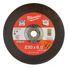 Диск зачисний по металу MILWAUKEE, SG 27/230х6 PRO+, діаметр 230мм
