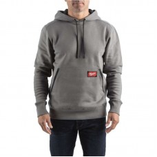 Толстовка WHMW MILWAUKEE, з капюшоном, сіра, розмір XXL