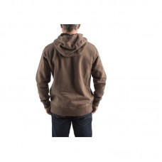 Толстовка WHMW MILWAUKEE, з капюшоном, коричнева, розмір XXL