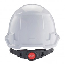 Каска захисна BOLT100 невентильована для промислового альпінізму біла MILWAUKEE