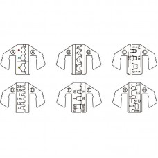 Крімпер храповичний для обжима ізольованих накінечників 7 одиниць