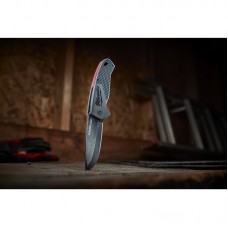 Ніж MILWAUKEE HARDLINE Smooth викидний з гладким лезом 48221994
