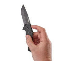 Ніж MILWAUKEE HARDLINE Smooth викидний з гладким лезом 48221994