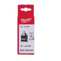 Патрон безключовий промисловий MILWAUKEE 1,5-13 1/2\"х20