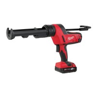 Пістолет для герметиків акумуляторний MILWAUKEE, C18 PCG/310C-201В, 310мл (+тримач картріджа, в сумці для інструментів)