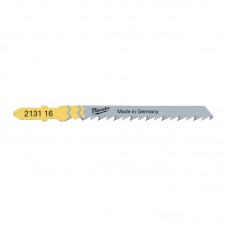 Полотна для лобзика T144D MILWAUKEE, 75мм/ крок зуба 4,0мм, (5шт), (деревина, швидкий різ)