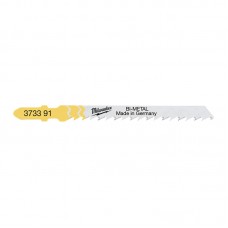 Полотна для лобзика T144DF Bi-Metal MILWAUKEE, 75мм/ крок зубу 4,0мм, (5шт), (деревина, швидкий різ)