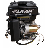 Газ-бензиновий двигун LIFAN LF170FD-T (Heavy Duty) вал 20 мм під шпонку з Електростартером