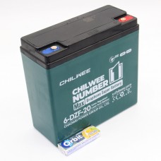 Гелевий тяговий акумулятор    CHILWEE  6-DZF-20  - 20A/H