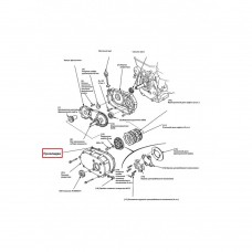 Прокладка корпусу знижувального редуктора 177F-2R
