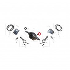 Шпонка колінвала 2V80F-A