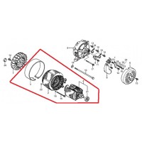 Статор та ротор альтернатора LF5GF-4LS (5 кВт)