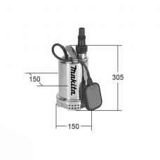 MAKITA PF1100 Насос занурювальний