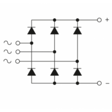 Трифазний діодний міст RADD PTS-72/6/3+T