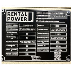 Генератор дизельний TMG Power TMGB-88 (64кВт) з напрацюванням