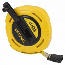 Рулетка вимірювальна FIBERGLASS довжиною 10 м, шириною 12,7 мм, в пластмасовому корпусі STANLEY 0-34-295