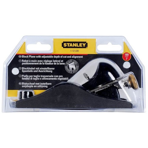 Рубанок торцевої з регулюванням леза STANLEY 1-12-220