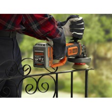 Шліфмашина кутова - болгарка акумуляторна BLACK+DECKER BCG720M1