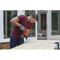 Дриль мережевий ударний BLACK+DECKER BEH200