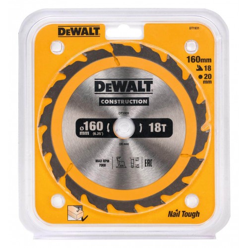 Диск пилковий СONSTRUCTION DeWALT DT1931