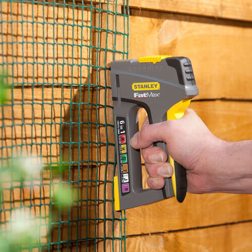 Степлер LIGHT DUTY / HEAVYDUTY / CABLE / BRADS TR75 FATMAX® 6 У 1 для всіх типів скоб STANLEY FMHT6-70868