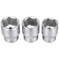 Набір торцевих головок 1/2 Maxi Drive, із шестигранним профілем, 3 шт: 21, 22 24 мм. STANLEY FMMT17095-0