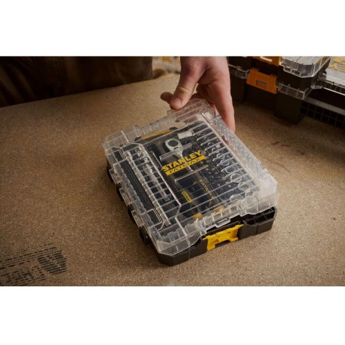 Набір торцевих головок 1/4 FATMAX® Maxi Drive, шестигранних, 48 предметів STANLEY FMMT98101-0