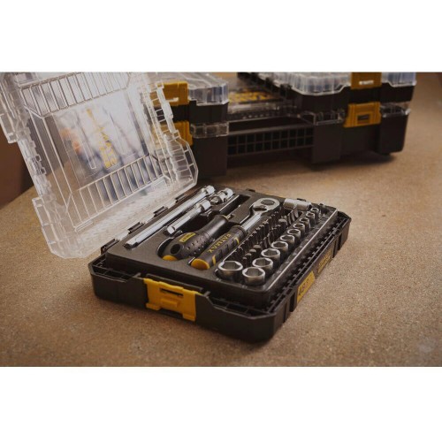 Набір торцевих головок 1/4 FATMAX® Maxi Drive, шестигранних, 48 предметів STANLEY FMMT98101-0