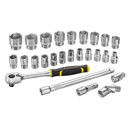 Набір торцевих головок 1/2 FATMAX® Maxi Drive, шестигранних, 26 предметів STANLEY FMMT98103-1