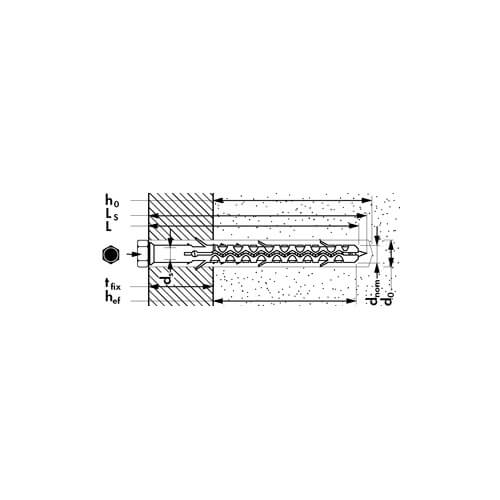 Дюбель фасадний MB-SS 10х80 Mungo 1121908