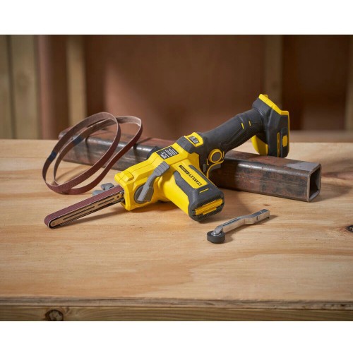 Шліфмашина стрічкова-напилок акумуляторна STANLEY FATMAX SFMCE210B