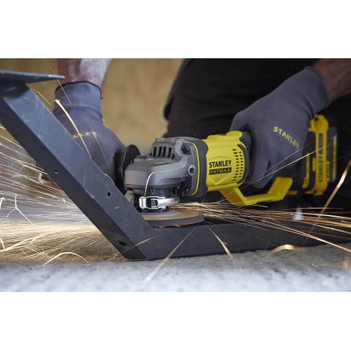 Шліфмашина кутова акумуляторна - болгарка акумуляторна STANLEY FATMAX SFMCG400B