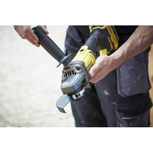 Шліфмашина кутова акумуляторна - болгарка акумуляторна STANLEY FATMAX SFMCG400B