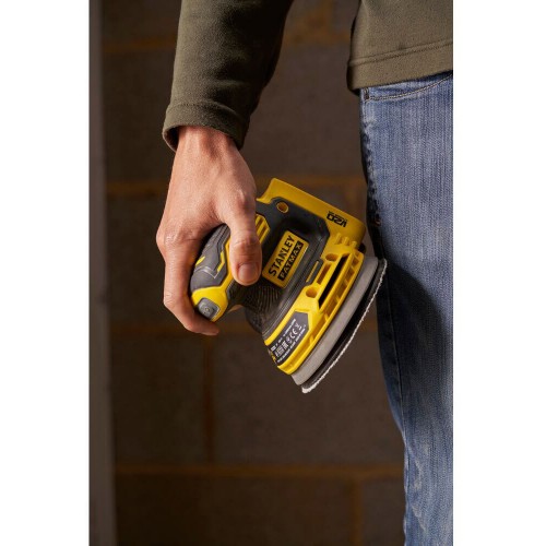 Шліфмашина ексцентрикова акумуляторна безщіткова STANLEY FATMAX SFMCW220D1S