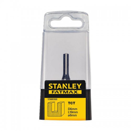 Фреза по дереву пазова пряма діаметром 6 мм STANLEY STA80300