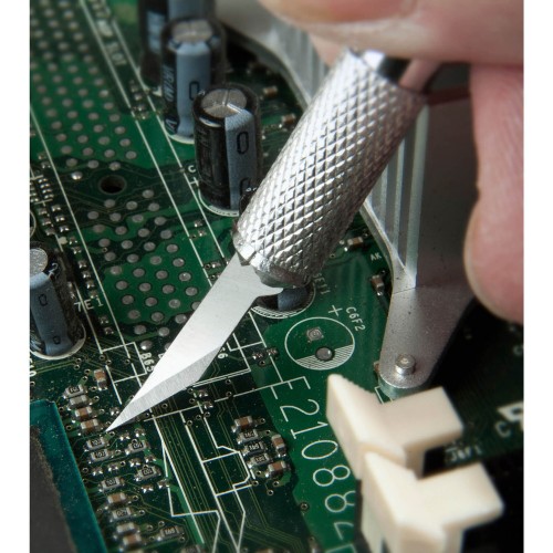 Набір скальпелів Hobby з двома ручками і 12-ма різними лезами STANLEY STHT0-73872