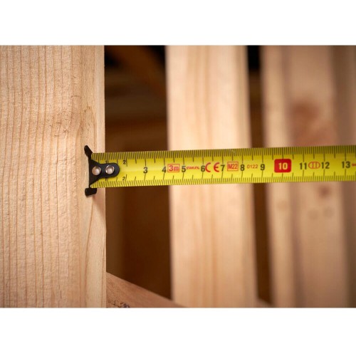 Рулетка вимірювальна CONTROL-LOCK довжиною 3 м, шириною 19 мм, в обгумованому корпусі, з подвійною шкалою STANLEY STHT37230-0