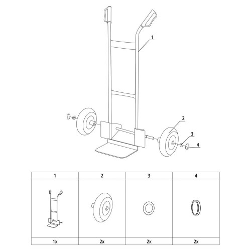 Візок вантажний STANLEY SXWT-HT522