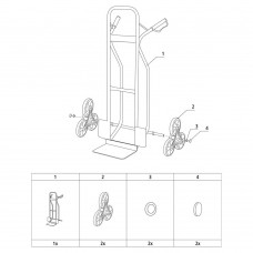 Візок вантажний STANLEY SXWT-HT523