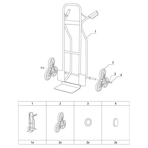 Візок вантажний STANLEY SXWT-HT523