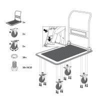 Візок-платформа вантажний STANLEY SXWT-PC528