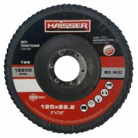 Круг пелюстковий Haisser конічний 125х22.2, P60, Т29 (97098)