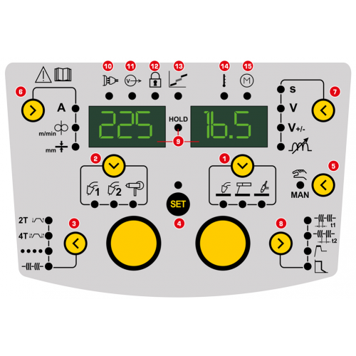 Зварювальний мультипроцесорний напівавтомат Deca JOB 220 LAB (248900)