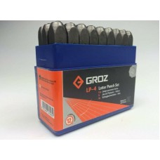 Літерні клейма розміром 4 мм Groz LP/4